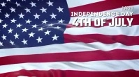 independence of usa Affichage numérique (16:9) template
