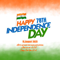 India Independance Day Instagram Post template