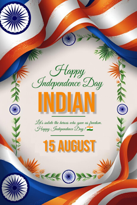 India Independence Day 2025 Template | PosterMyWall