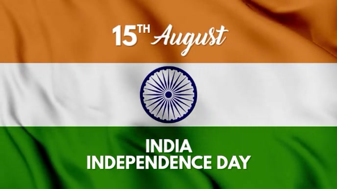 india independence day Digitale Vertoning (16:9) template