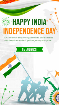 India independence day Instagram Story template