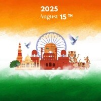 india independence day Instagram Post template