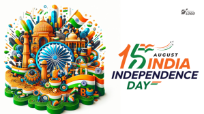 White Indian Independence Day Publicação do Twitter Template