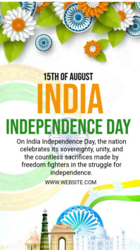 India Independence Day  Instagram Story template