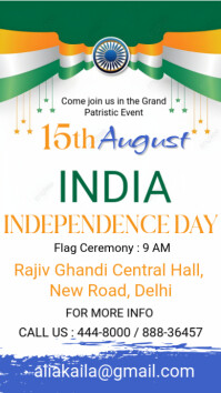 India Independence Day  Instagram Story template
