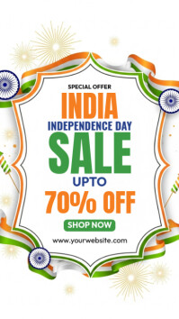 India Independence Day Sale Instagram Story template