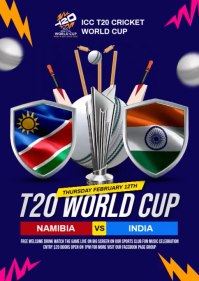 India vs Nepal A6 template