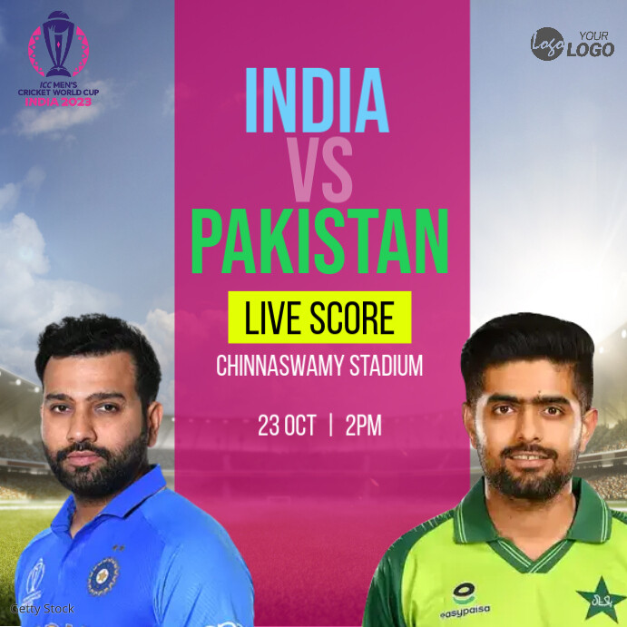 India vs Pakistan Match Schedules Template PosterMyWall