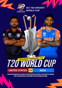 India vs usa A6 template