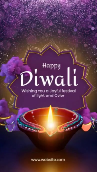 indian festival greeting design Instagram Story template