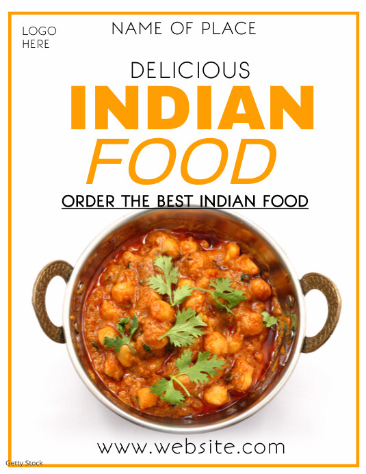 Indian Food Template PosterMyWall