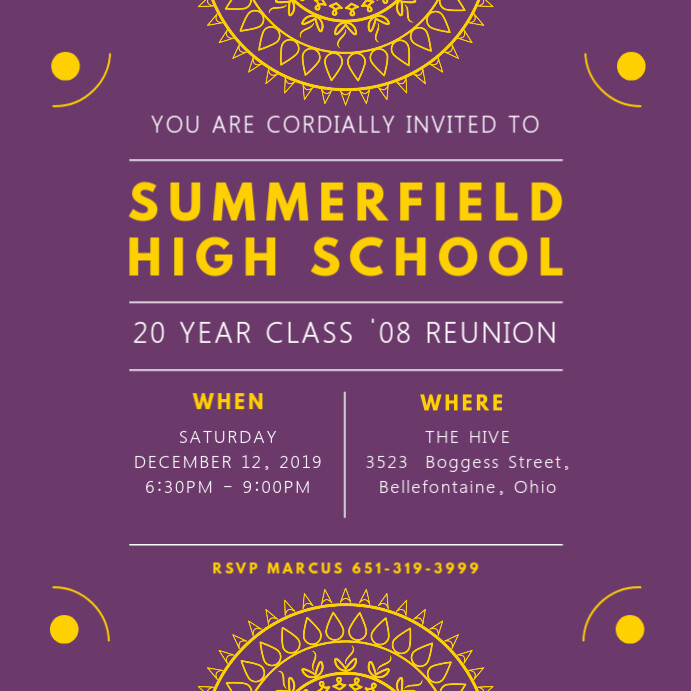 Class Reunion Invitation Template from d1csarkz8obe9u.cloudfront.net