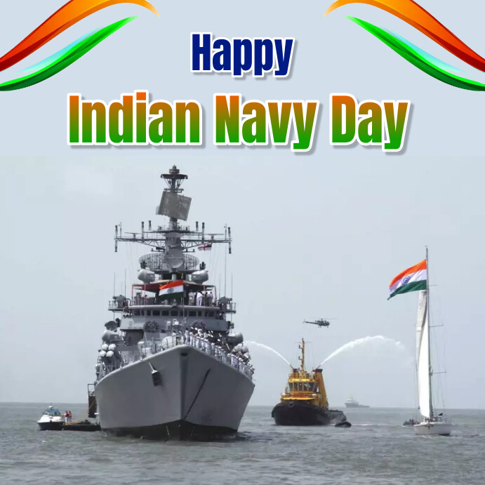 Indian Navy Day Instagram Post template