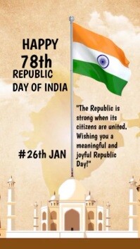 Laranja Republic Day Celebration Instagram Reel Template