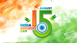 绿色 India Independence Day Post sa Twitter Template