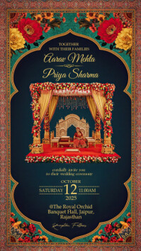 Indian wedding Digital Display (9:16) template