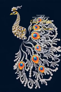 Indian wedding invitation Poster template