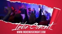 Indie Banc Concert Video Post Template Pantalla Digital (16:9)