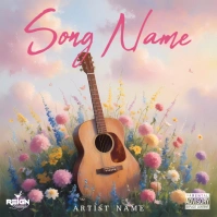 Indie Folk Music, Album, Song Cover Okładka albumu template