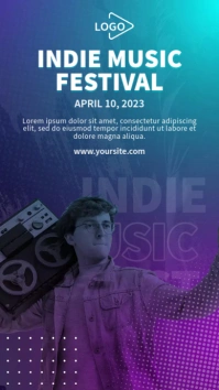 Indie Music Festival Template Instagram Story