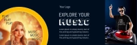 INDIE MUSIC FLYER Banner 2 × 6 template