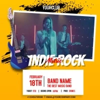 indie rock Publicación de Instagram template
