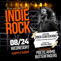 Indie Rock Instagram Post template