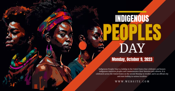 Copy of Indigenous People's Day Facebook Event | PosterMyWall
