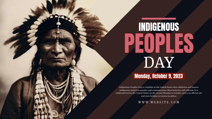 Indigenous People's Day Twitch Overlay template