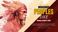 Indigenous People's Day You Tube Channel Cove template