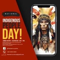 Indigenous People Day Instagram-bericht template