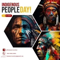 Indigenous People Day Wpis na Instagrama template