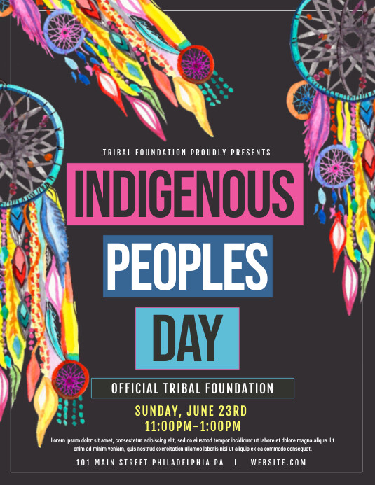 Copy of Indigenous people | PosterMyWall