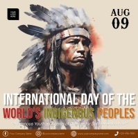 Indigenous Peoples Day Banner Template | PosterMyWall
