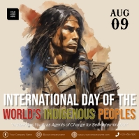 Indigenous Peoples Day Banner Template | PosterMyWall