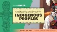 Indigenous Peoples Day Event Facebook Cover V template