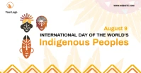 Indigenous Peoples Day social media post ภาพที่แชร์บน Facebook template