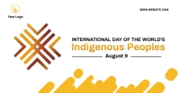 Indigenous Peoples Day social media post Facebook Shared Image template