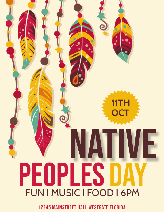 Indigenous Peoples Day Template PosterMyWall