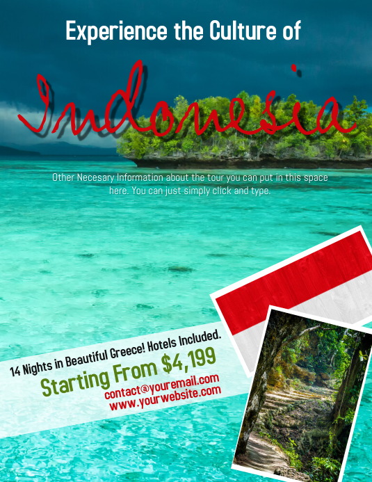 indonesia travel brochure