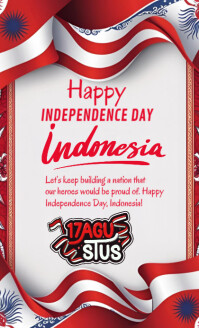 INDONESIAN Independence Day 2025 US Legal template
