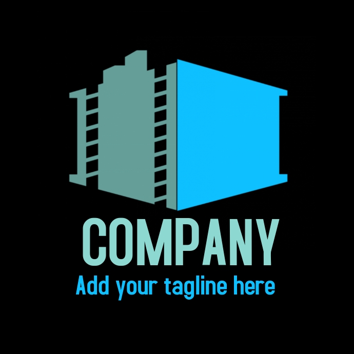 Industrial company name Logótipo template