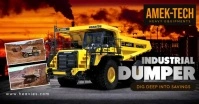 Industrial Dump Truck Image partagée Facebook template