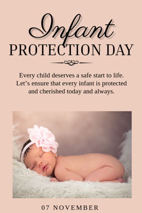 Infant Protection Day Poster Template | PosterMyWall