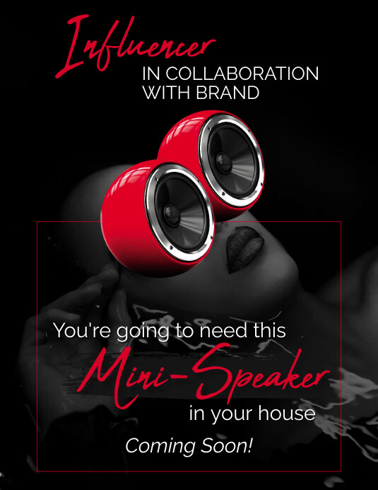 Plantilla de Influencer Flyer Template | PosterMyWall