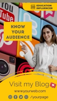 Influencer Social Media Post Instagram Story template
