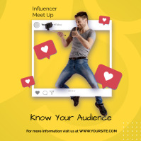 Influencer Sample Posts Influencer Social Media Post Template | PosterMyWall
