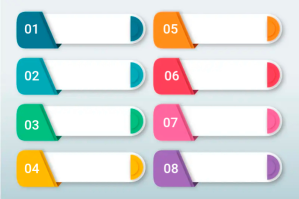 Hvid INFOGRAPHIC DESIGN Label Template