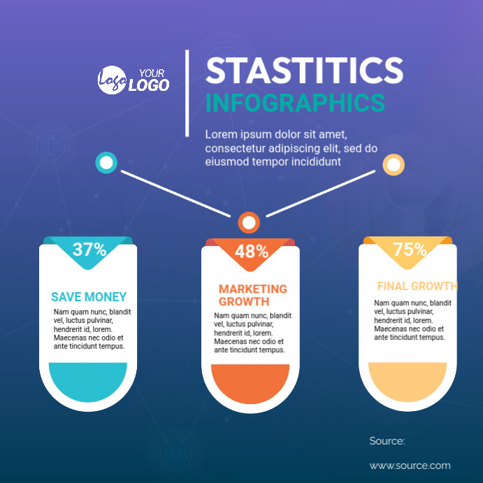 Infographic Design Template Instagram Post