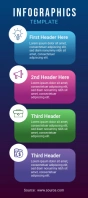 Infographic Design Template Rack Card